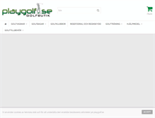 Tablet Screenshot of playgolf.se